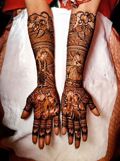 Shaik Tabassum - Destination Wedding Mehendi Storytelling Mehendi: Your Love Story on Your Hands photo 13