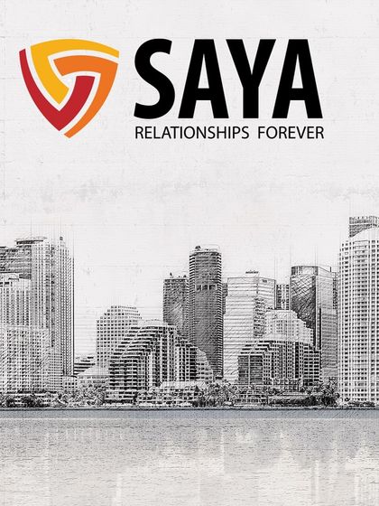 This graphic, part of our radio campaign on 93.5 Red FM, features our new logo against the backdrop of a city skyline, representing our impact on urban development in the NCR.