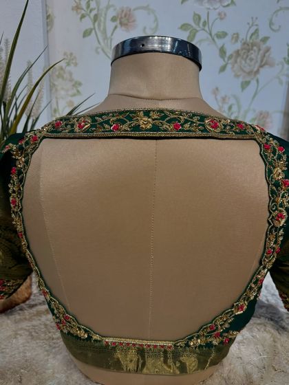 Chaithu Gowda - Custom Designer Ethnic Wear Custom Embroidered Blouses photo 88