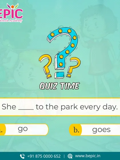 This grammar quiz is a small example of how I make learning English interactive. Understanding concepts like verb agreement is crucial for clear communication.
