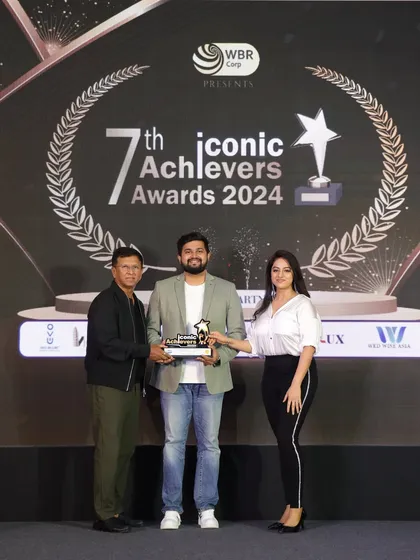 Receiving the award on stage was a surreal experience. A huge thank you to the awards committee, my clients, and my family for their constant support on this journey.