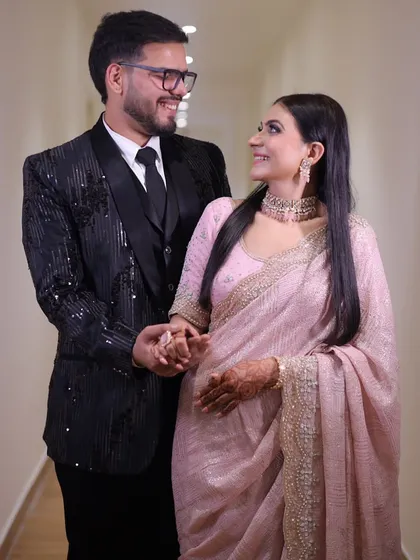 Another shot of the happy couple on their engagement day.
