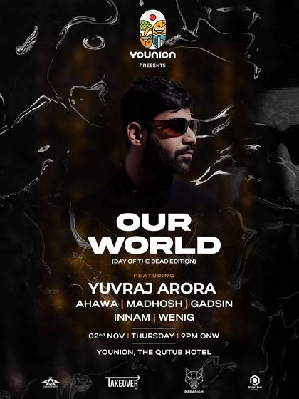 An extended set at Younion Delhi for their "Day of the Dead" edition. Make plans for some minimal, Rominimal, and acid techno.