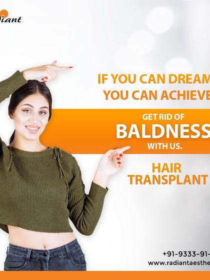 If you can dream of having a full head of hair again, you can achieve it. Let us help you get rid of baldness with a state-of-the-art hair transplant.