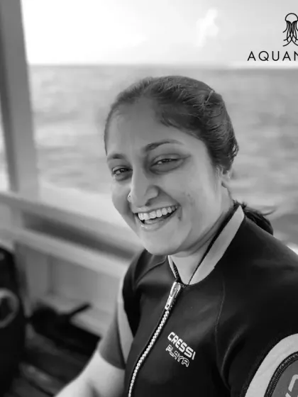 The smile of a diver who has just had an amazing underwater experience. These are the moments we live for.