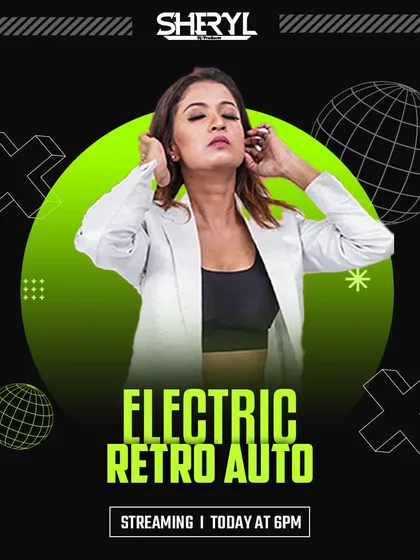 Announcing my 'Electric Retro Auto' mixtape. I love taking classic Bollywood retro tracks and giving them a modern, electric twist. This set is all about nostalgia with a fresh beat.