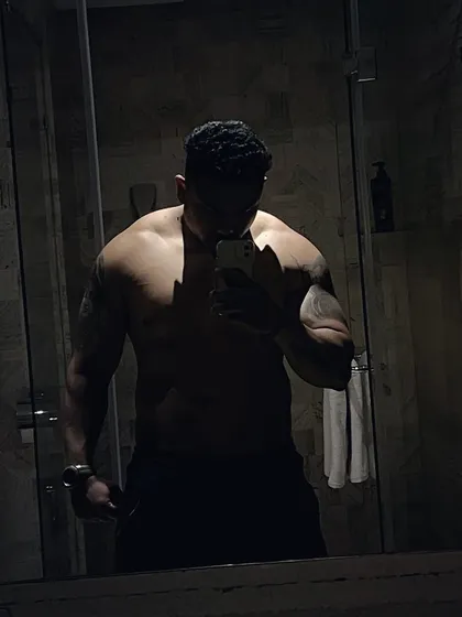 To be called a BEAST, one must both resemble and resonate with the ferocity of the name. A moment of reflection after a tough workout.