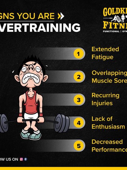 It's easy to think more is better, but overtraining is real. If you're feeling constant muscle soreness, fatigue, or a lack of enthusiasm, you may need more recovery time.
