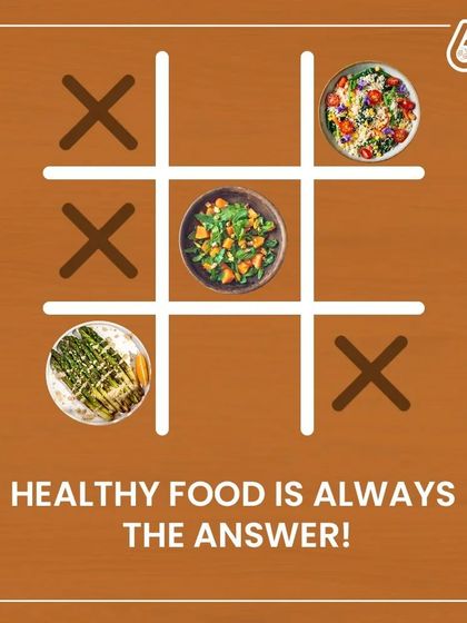 No matter the question, healthy food is always a winning answer. This fun graphic reminds us that making nutritious choices is always the right move for your well-being.