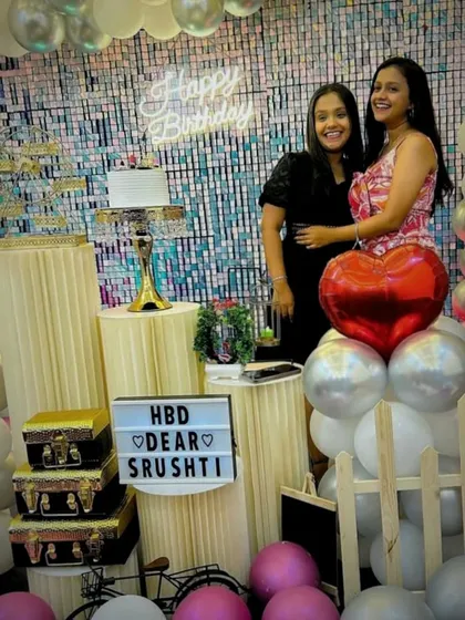 Two friends sharing a happy moment during a birthday party. The private setting allows you and your guests to feel completely at ease.
