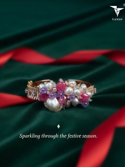 A little color, a little sparkle, and a whole lot of festive feeling. This beautiful multi-gemstone bracelet is made for moments that feel special all season long.