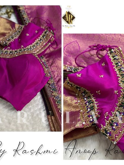 Arulaa by Rashmi Anoop Rao - Custom Bridal & Occasion Wear for Women Bridal Blouse Masterpieces photo 50
