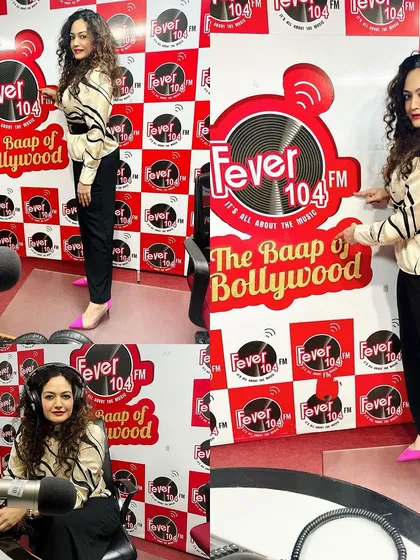 Behind the scenes at the Fever 104 FM studio. Radio and podcasts are powerful mediums for sharing expert advice in an accessible and engaging format.