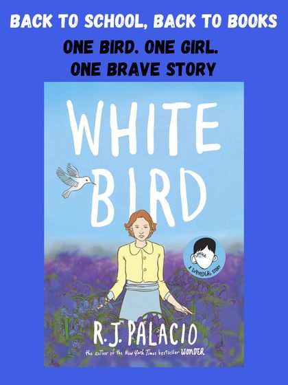 From the author of "Wonder" comes "White Bird," a powerful graphic novel about courage, kindness, and hope during the darkest of times. This unforgettable story teaches empathy and the importance of standing up for what is right.