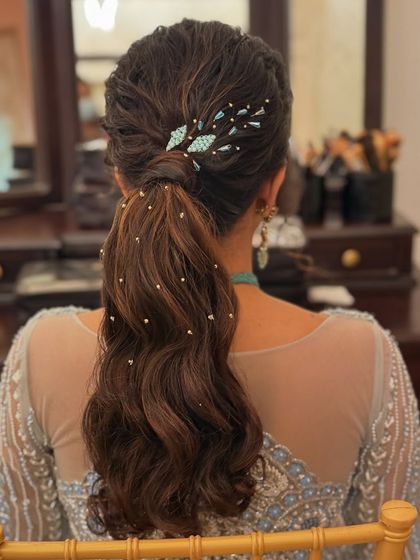 Bhavya Achar - Bridal & Occasion Styling Romantic Open & Half-Up Styles photo 28