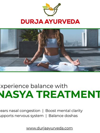 Experience balance with our Nasya treatment. This therapy not only clears nasal congestion but also boosts mental clarity and supports the entire nervous system by balancing your doshas.