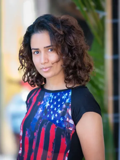 A simple, natural look for a day out. Even as a makeup artist, I love embracing a fresh face and my natural curls.