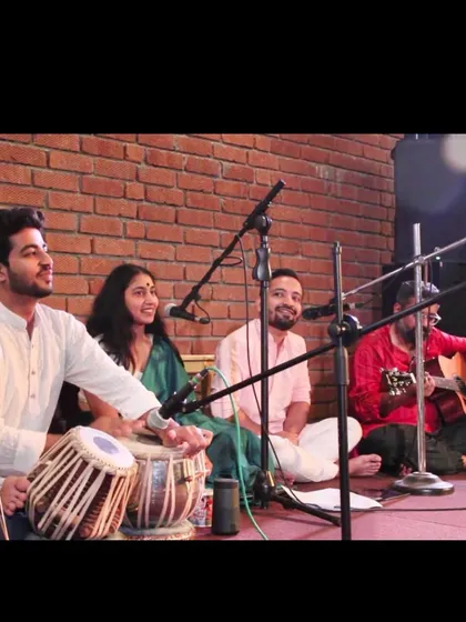 The joy of performing together for a live audience.