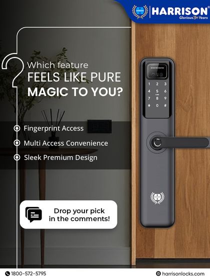 Which feature feels like pure magic to you? Whether it's the instant fingerprint access, the convenience of multiple entry modes, or the sleek premium design, our smart locks are made to impress.