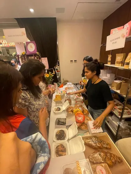 So much love for my team. We work hard and have fun at all our pop-ups.