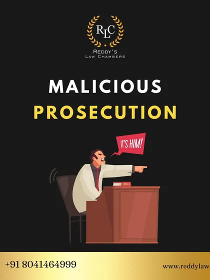 Malicious prosecution is a serious legal issue where someone files a baseless complaint against you with ill intent. I can help you fight back.