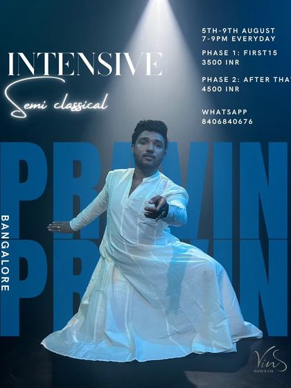 A semi-classical intensive with the master, Pravin Agawane. This is a 5-day deep dive into technique, grace, and storytelling.