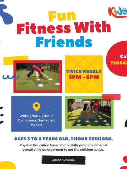 Fun fitness with friends is what we're all about! Our physical education based program at Willingdon Catholic Gymkhana is designed for the overall development of children aged 3 to 8. Call us to book a spot!