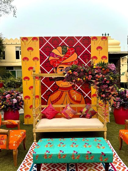 Vibrant Mehendi & Haldi Ceremonies photo 25