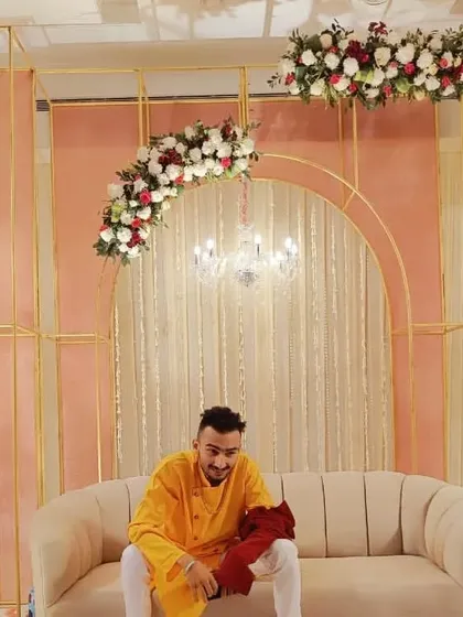 On location for a private sangeet party. I provide the perfect soundtrack for your celebration, from traditional hits to modern Bollywood bangers.