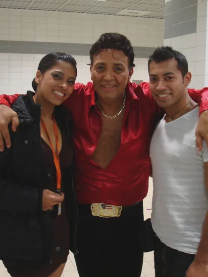 A starstruck moment from our past. Meeting and learning from Latin dance legends has been a huge part of our 15 year journey.