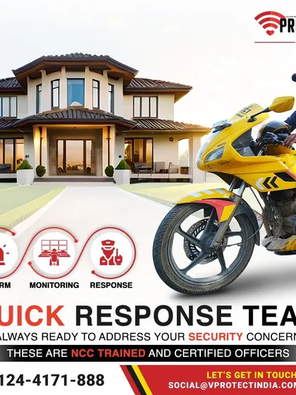 This is the promise I make to you, visualized. A trained, NCC-certified response officer arriving at your home, ready to address any security concern. My quick response team is always on standby to protect what matters most to you.