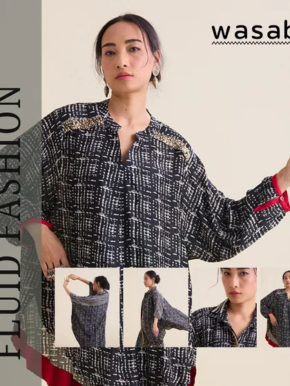Effortless and fluid. This handcrafted black printed shirt is designed to flow with you, offering both elegance and ease. It’s a versatile tunic perfect for every moment and every mood.
