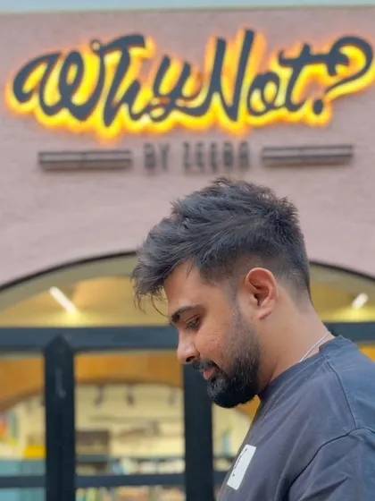 A great fade cut done by my talented colleague Jaipal. We work as a team to make sure every client leaves happy.