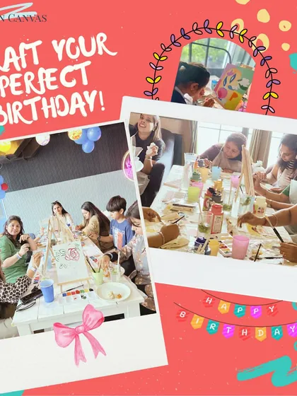 Crafting the perfect birthday starts with a little bit of paint and a lot of imagination. Here are some happy moments from our creative celebrations.