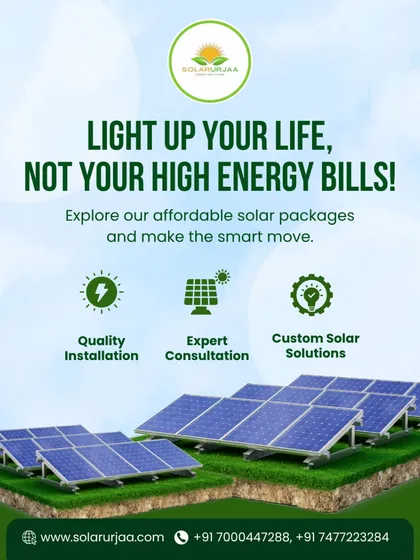 **Light up your life, not your high energy bills.** I offer affordable solar packages with expert consultation and quality installation to provide a custom solution for your home's needs.