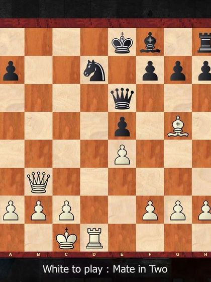 It's White to play and checkmate in two moves. Look for the most forcing sequence.