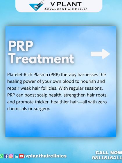 This graphic explains the science behind Platelet-Rich Plasma (PRP) therapy. It details how we harness the healing power of your own blood to nourish weak follicles, strengthen roots, and promote thicker hair without chemicals or surgery.