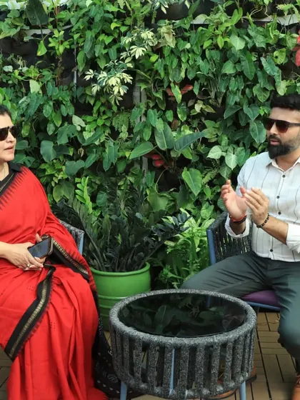 I had a wonderful conversation with Mahavastu Acharya Vasudha Shukla at my garden center. We discussed the ideal placement of plants according to Vastu principles, sharing valuable insights with the community.