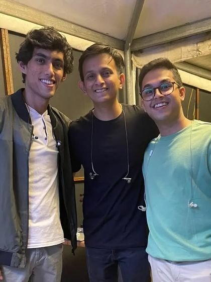 A throwback photo with my bandmates backstage in Bangalore. The camaraderie and friendship we share is a huge part of what makes our performances special.