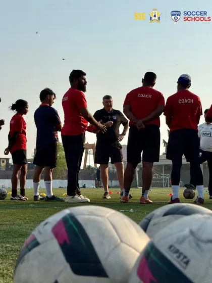A view from the ground up during our Coaches Clinic. This session focused on practical development and ball mastery techniques, ensuring our coaches are equipped with the latest training methods.