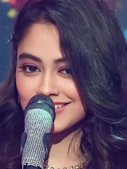 A close-up shot from a performance. The professional stage setup on the show was incredible.