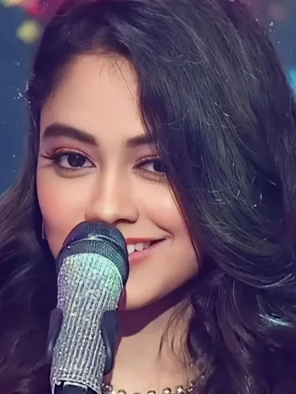 A close-up shot from a performance. The professional stage setup on the show was incredible.