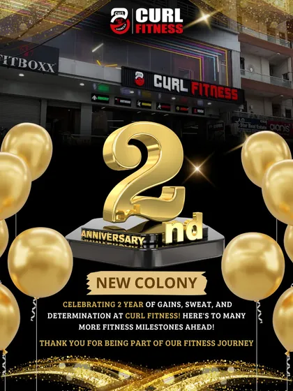 Celebrating two years of gains, sweat, and determination at our New Colony branch. Thank you to our amazing fitness family.