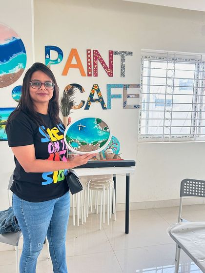 Paint Cafe Studio - Corporate Art Workshops Stunning Resin Art (Clocks, Trays & Decor) photo 41