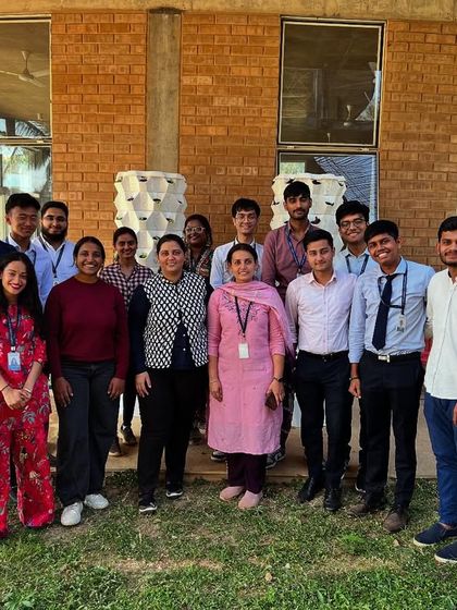 An insightful session with BBA students from Christ University, exploring entrepreneurial opportunities in sustainable farming and high tech horticulture. The future of agriculture is bright with these young leaders.