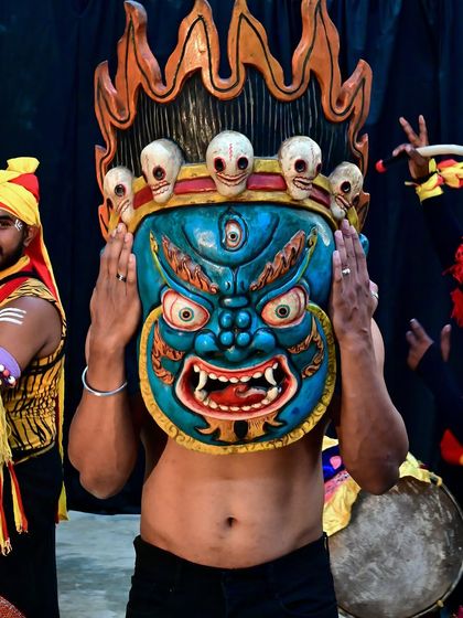 Greenhouse - Curated Artisan & Vintage Decor Hand-Carved Traditional Masks photo 7