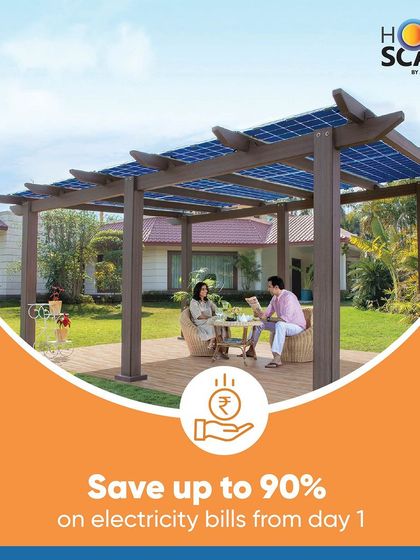 With our residential solar solutions, you can save up to 90% on your electricity bills from day one.