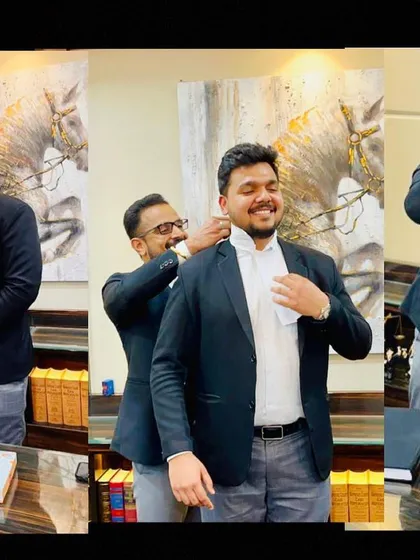 A collage capturing the joy and pride of a junior's transition into an advocate. These are the moments that define our purpose as mentors.