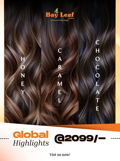 To make things simple, here are some of our most popular Global Highlights shades: Honey, Caramel, and Chocolate. Each one is blended to perfection to help you achieve your hair color goals.