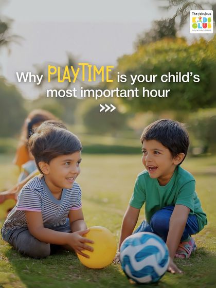 Why is playtime your child's most important hour? Because it's when they build social skills, solve problems, and develop physically, all at once.